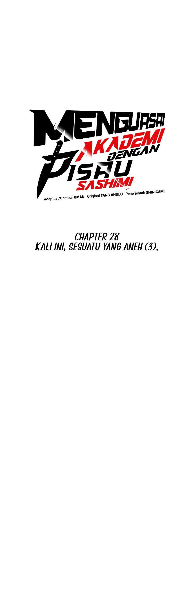 I Took over The Academy With a Single Sashimi Knife Chapter 28 - halaman 12