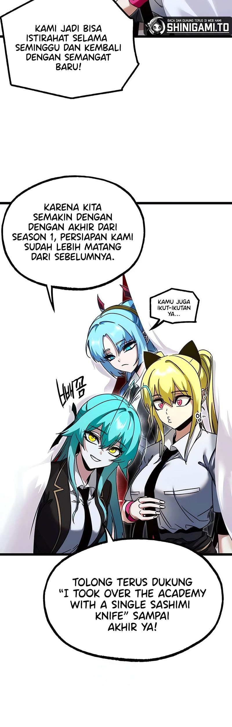 I Took over The Academy With a Single Sashimi Knife Chapter 47 - halaman 4