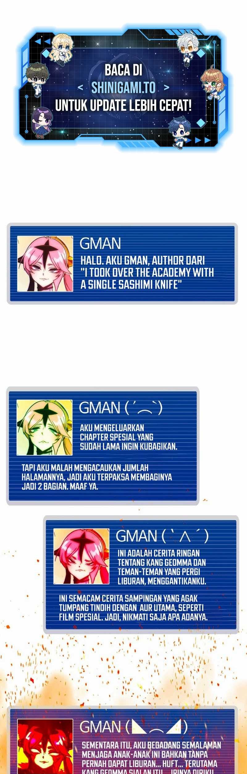I Took over The Academy With a Single Sashimi Knife Chapter 49.5 - halaman 2