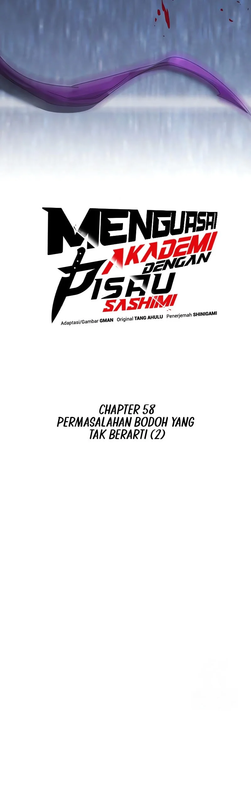 I Took over The Academy With a Single Sashimi Knife Chapter 58 - halaman 21