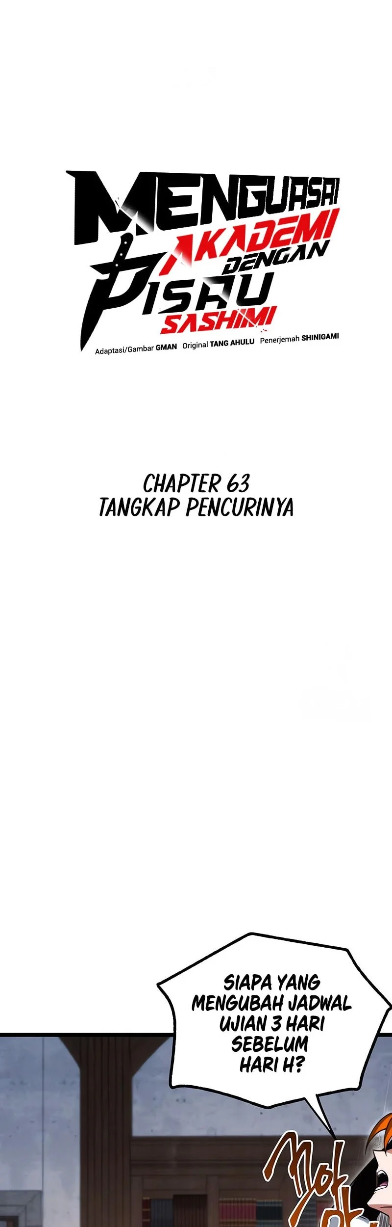I Took over The Academy With a Single Sashimi Knife Chapter 63 - halaman 11