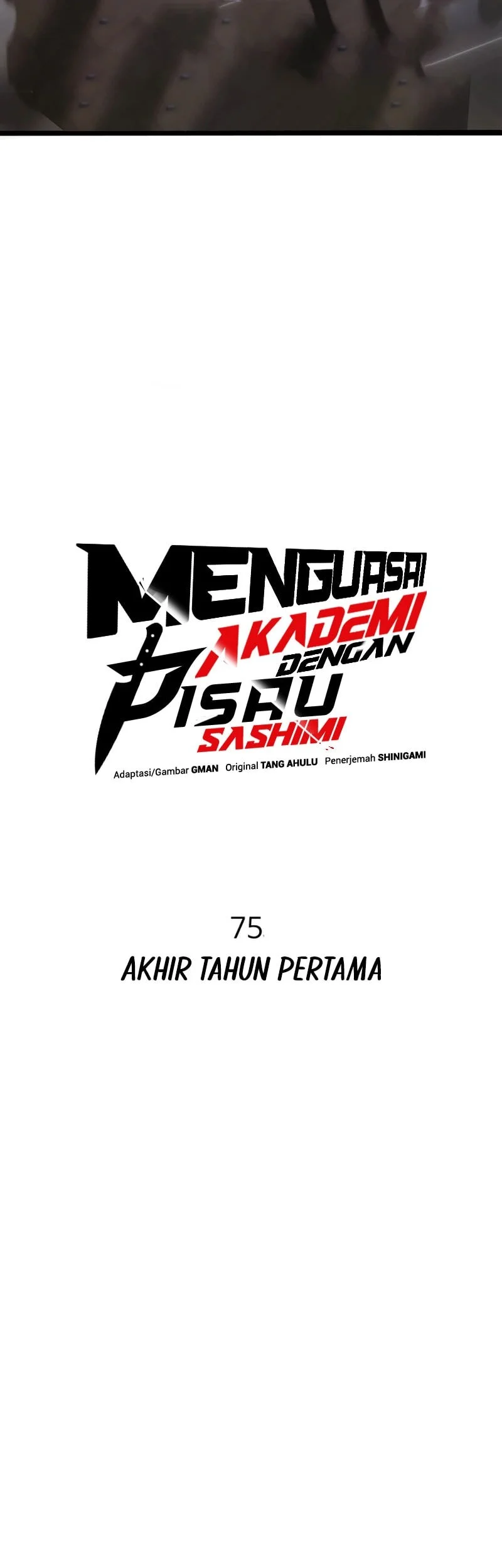 I Took over The Academy With a Single Sashimi Knife Chapter 75 - halaman 18