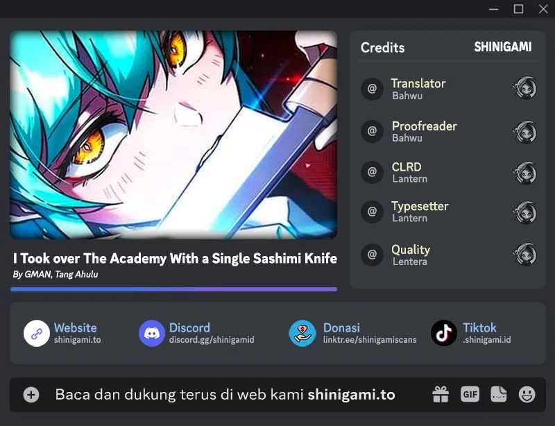 I Took over The Academy With a Single Sashimi Knife Chapter 90 - halaman 2