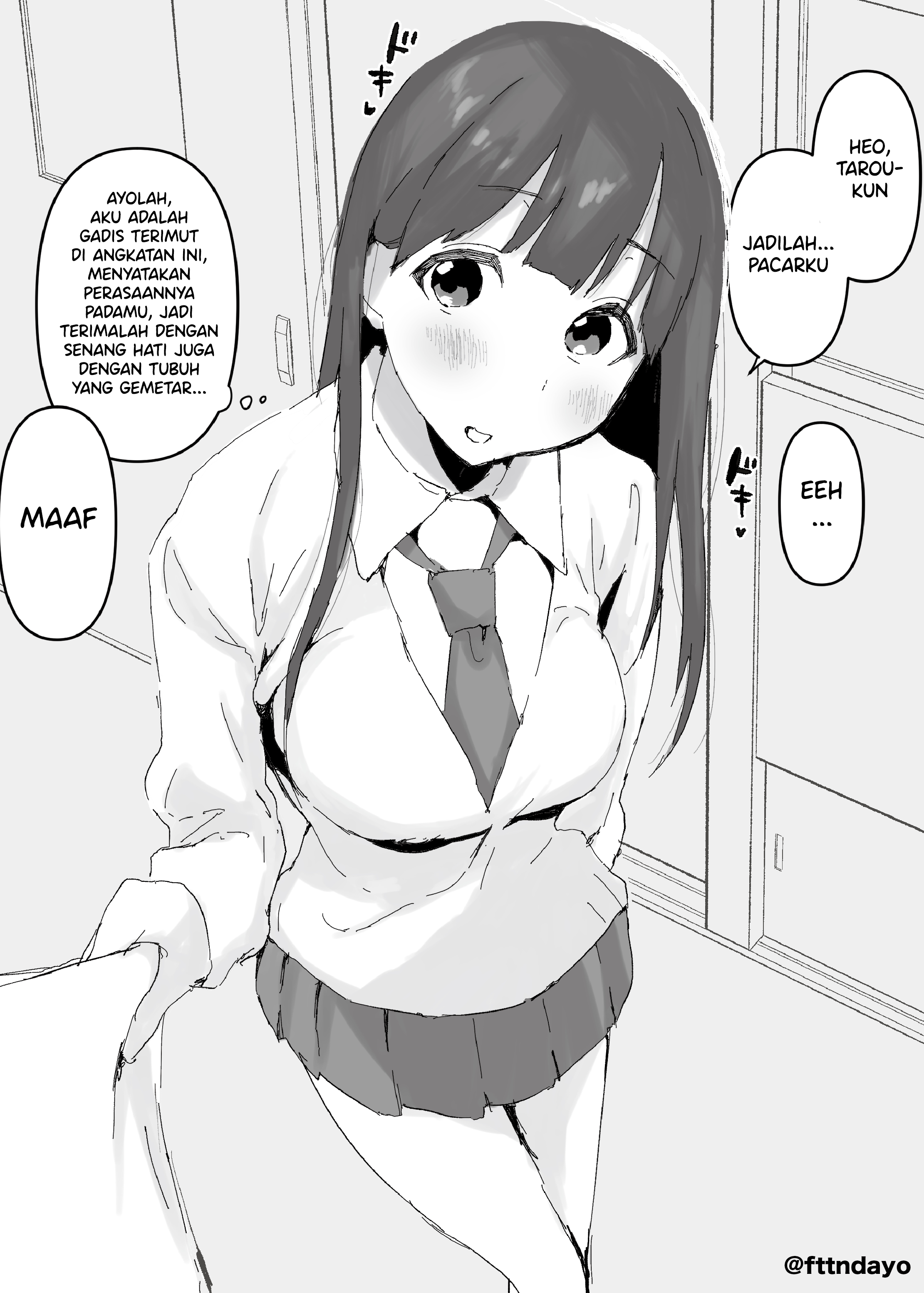 I Tried to Turn Down a Confession from a Beautiful Girl Chapter 0 - halaman 1