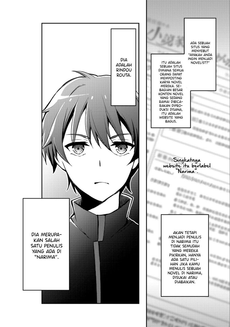 I Used a Novel Posting Site and The Most Beautiful Girl in My Class Turned out to Be a Reader Chapter 1 - halaman 3