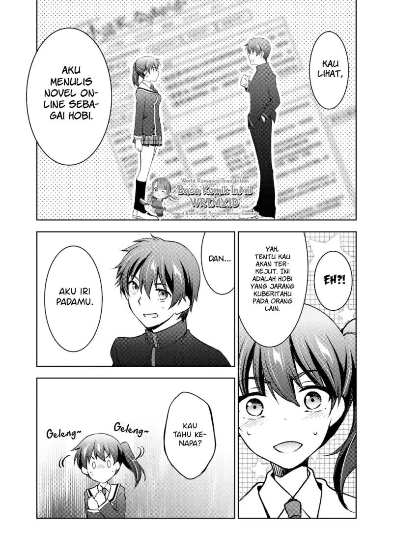 I Used a Novel Posting Site and The Most Beautiful Girl in My Class Turned out to Be a Reader Chapter 9.2 - halaman 11