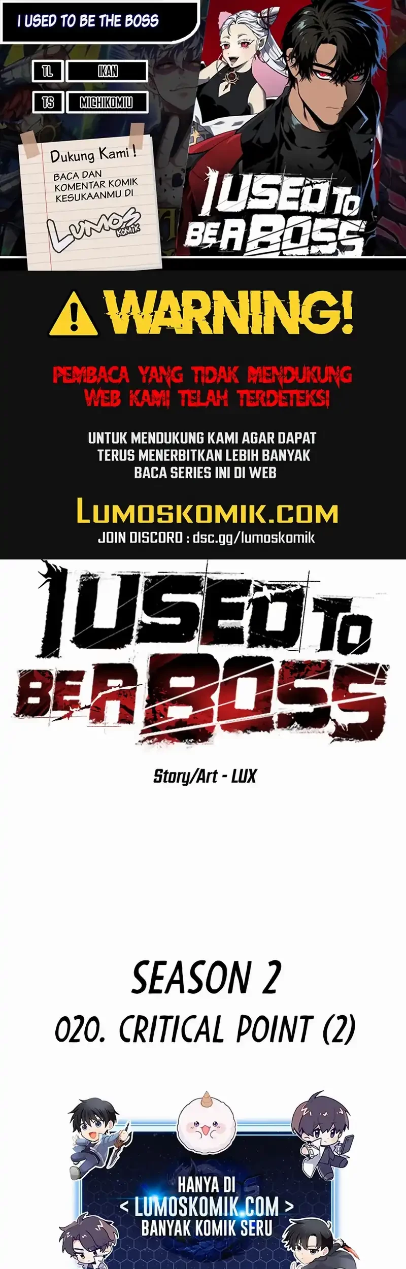 I Used To Be The Boss Chapter 120 - halaman 1