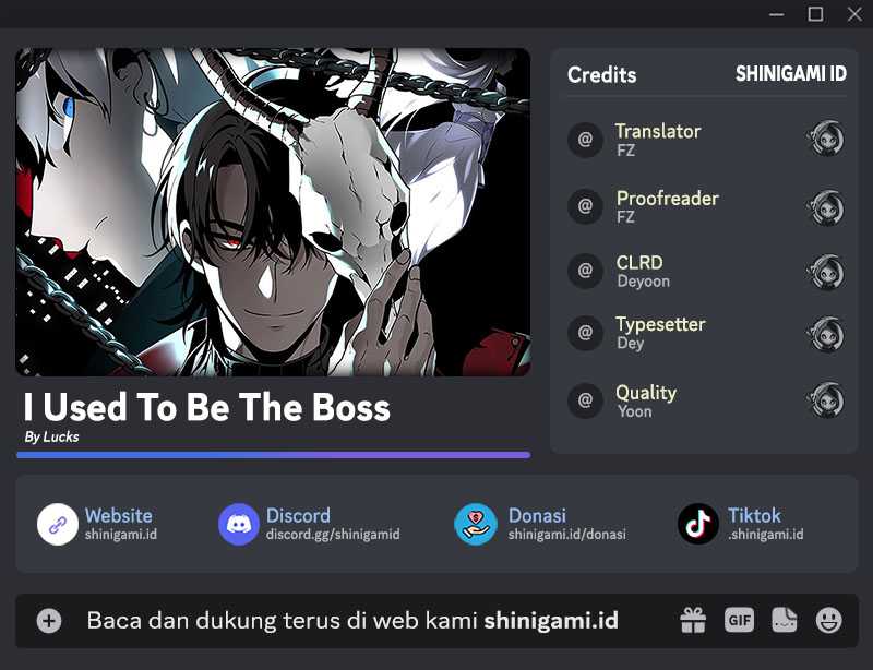 I Used To Be The Boss Chapter 22 - halaman 1