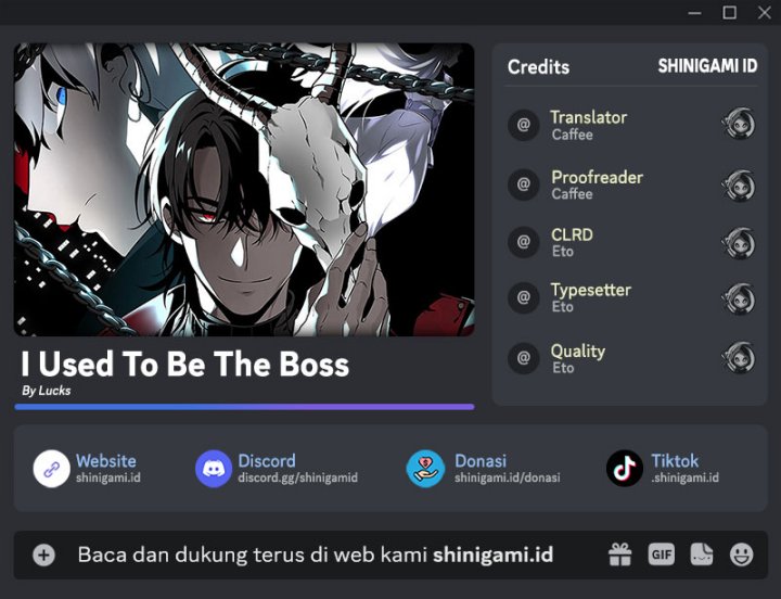 I Used To Be The Boss Chapter 40 - halaman 1