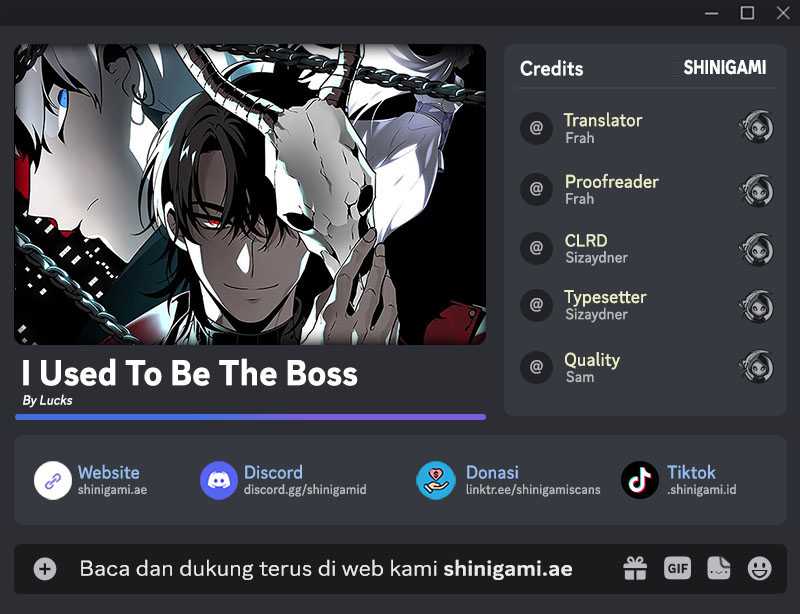 I Used To Be The Boss Chapter 50 - halaman 1