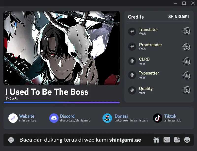 I Used To Be The Boss Chapter 60 - halaman 1