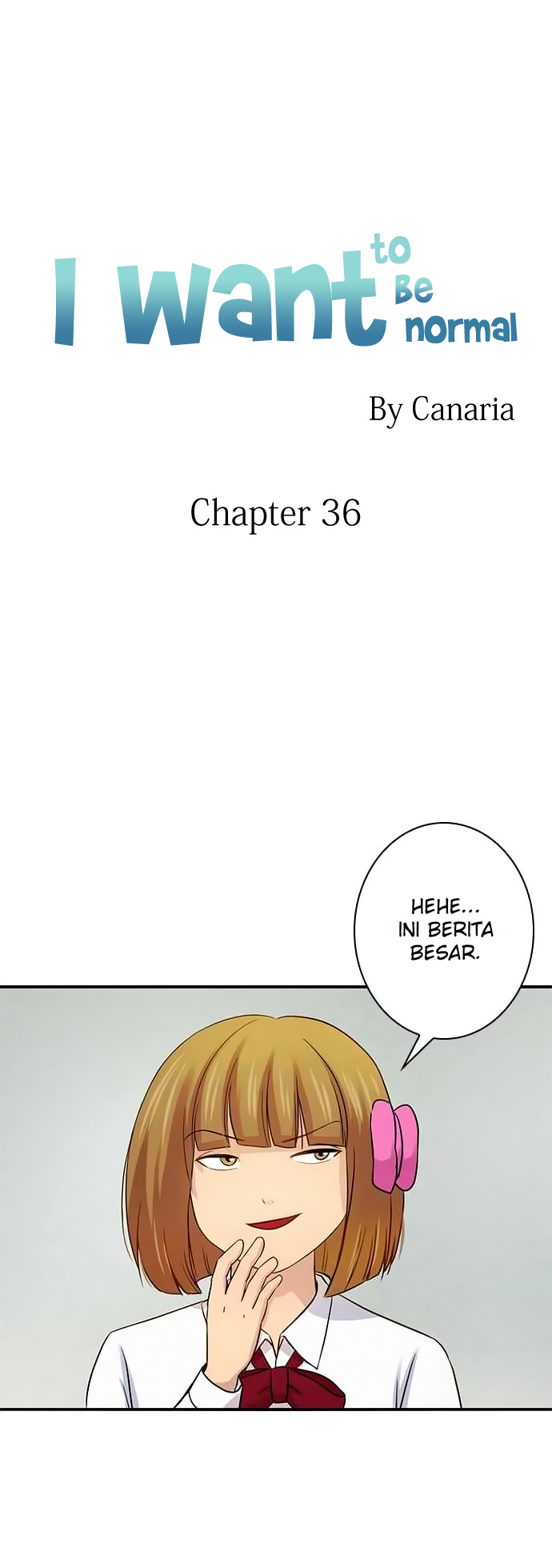 I Want to Be Normal Chapter 36 - halaman 3