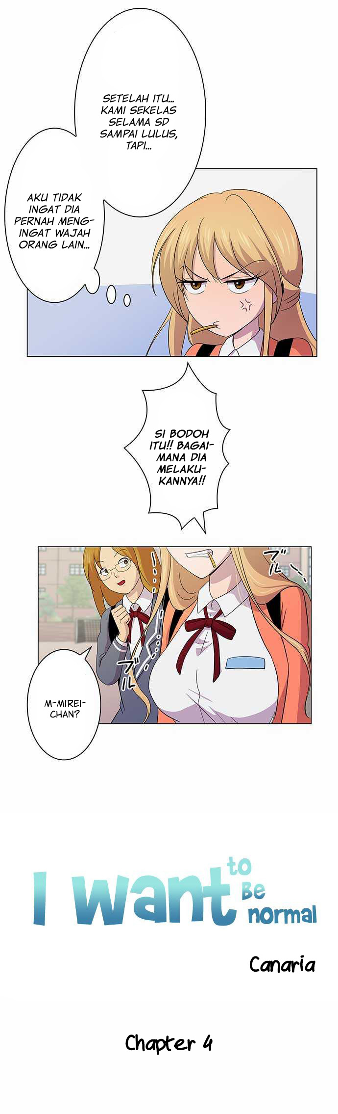 I Want to Be Normal Chapter 4 - halaman 2