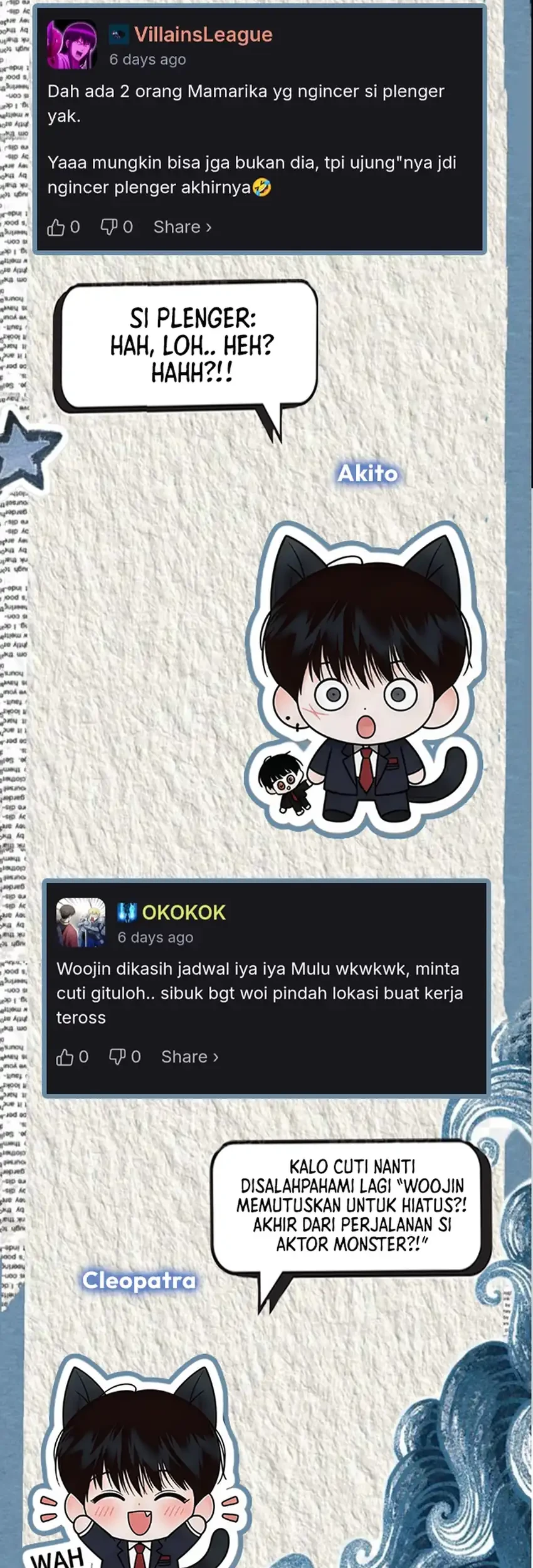 I Was Immediately Mistaken for a Monster Genius Actor Chapter 101 - halaman 86