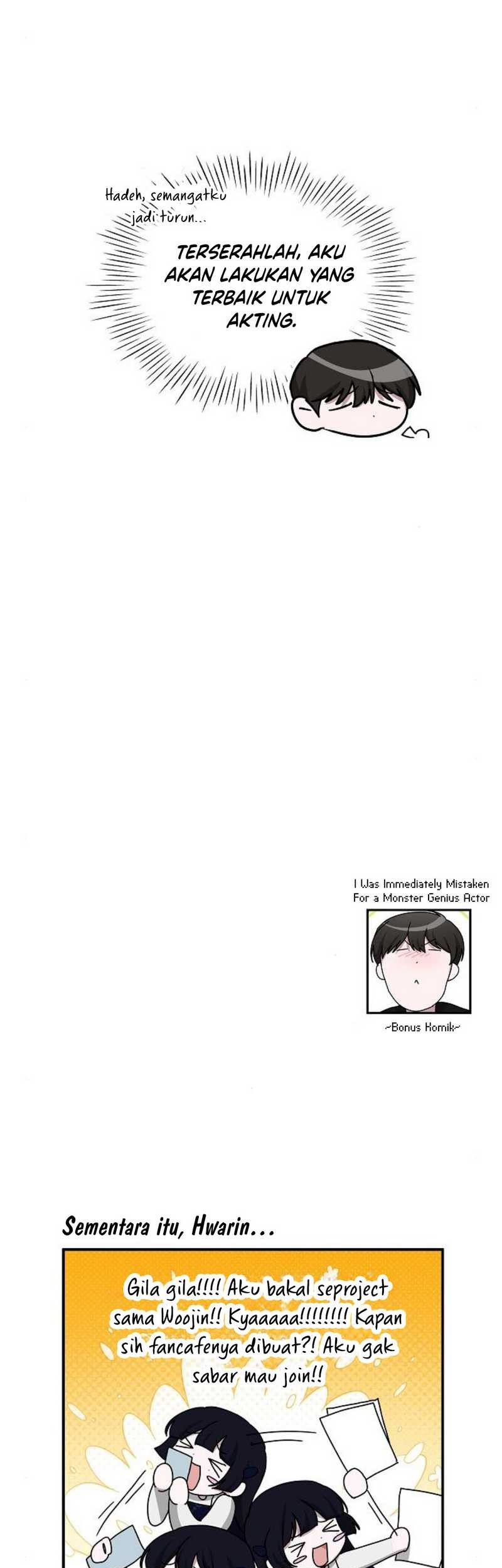 I Was Immediately Mistaken for a Monster Genius Actor Chapter 32 - halaman 54