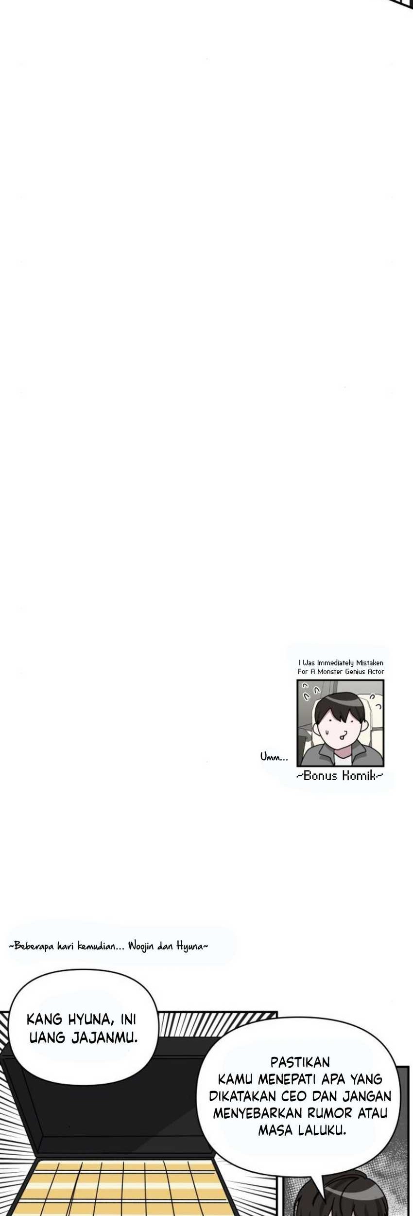 I Was Immediately Mistaken for a Monster Genius Actor Chapter 45 - halaman 59