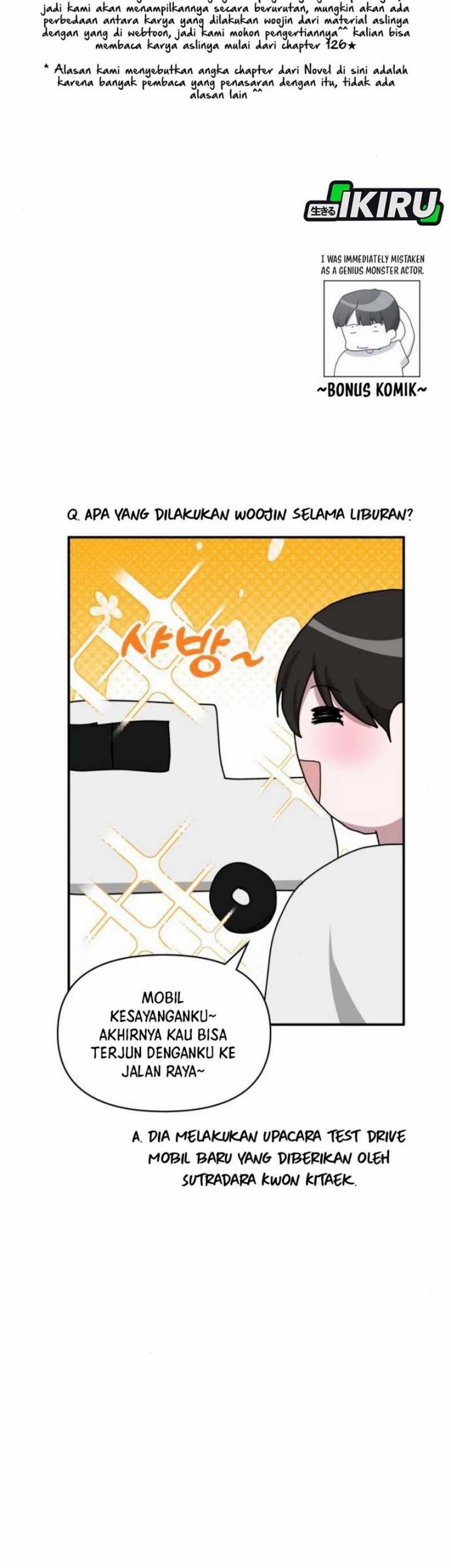 I Was Immediately Mistaken for a Monster Genius Actor Chapter 56 - halaman 69