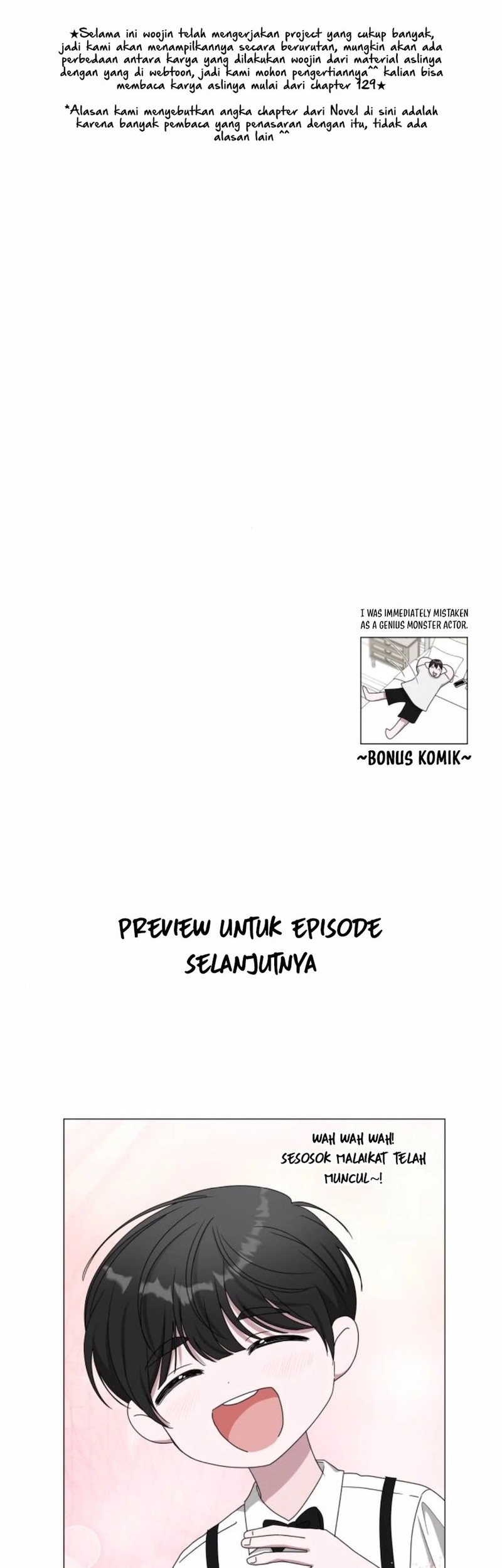 I Was Immediately Mistaken for a Monster Genius Actor Chapter 57 - halaman 59