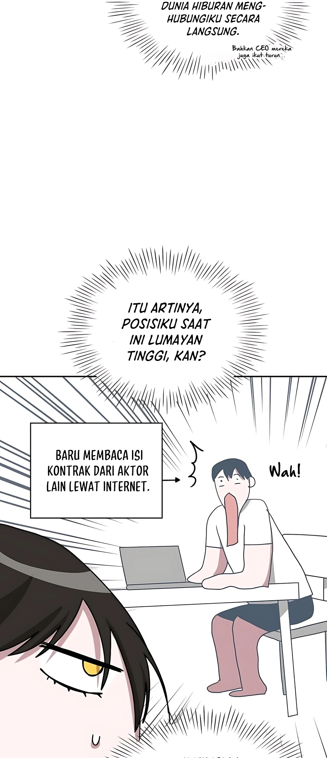 I Was Immediately Mistaken for a Monster Genius Actor Chapter 70 - halaman 17