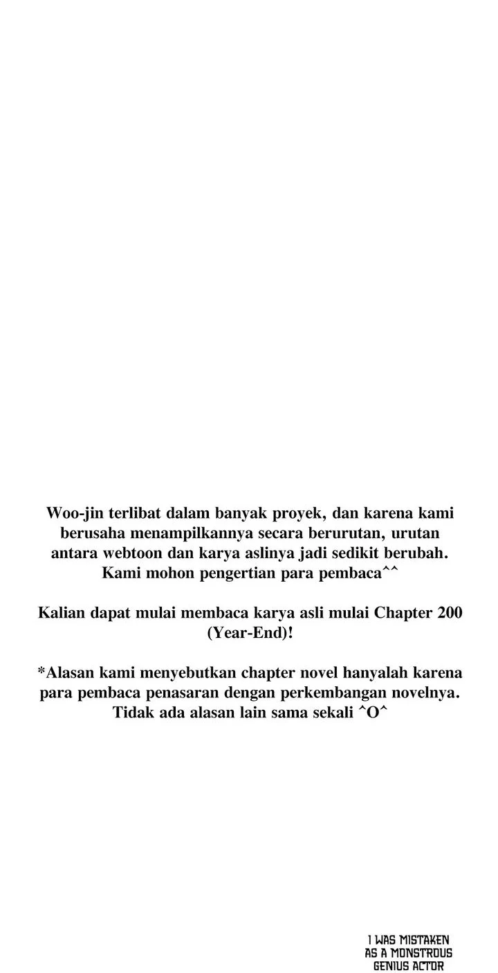 I Was Immediately Mistaken for a Monster Genius Actor Chapter 78 - halaman 61