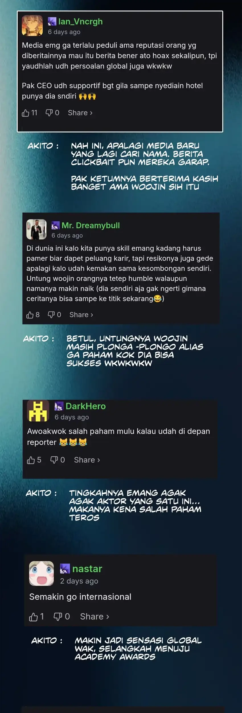 I Was Immediately Mistaken for a Monster Genius Actor Chapter 85 - halaman 75