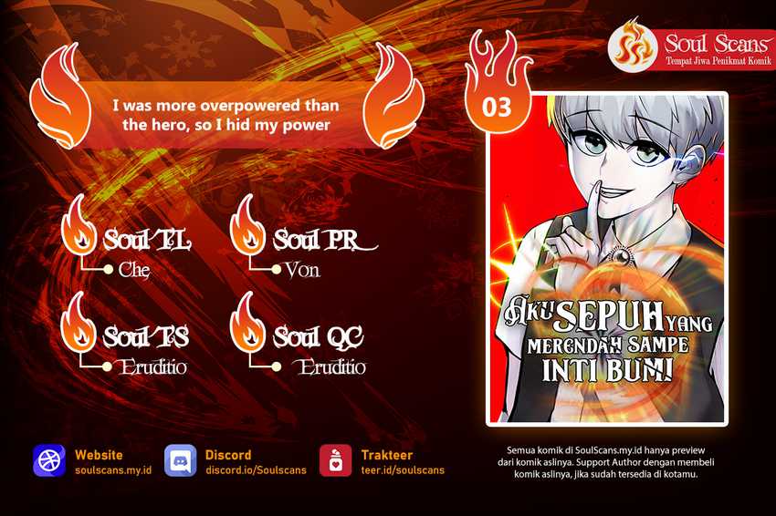 I Was More Overpowered Than The Hero, So I Hid My Power! Chapter 3 - halaman 1