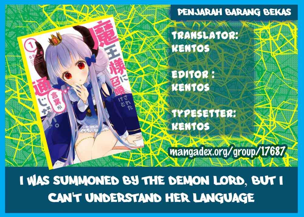 I Was Summoned By The Demon Lord, But I Can’t Understand Her Language Chapter 3 - halaman 1