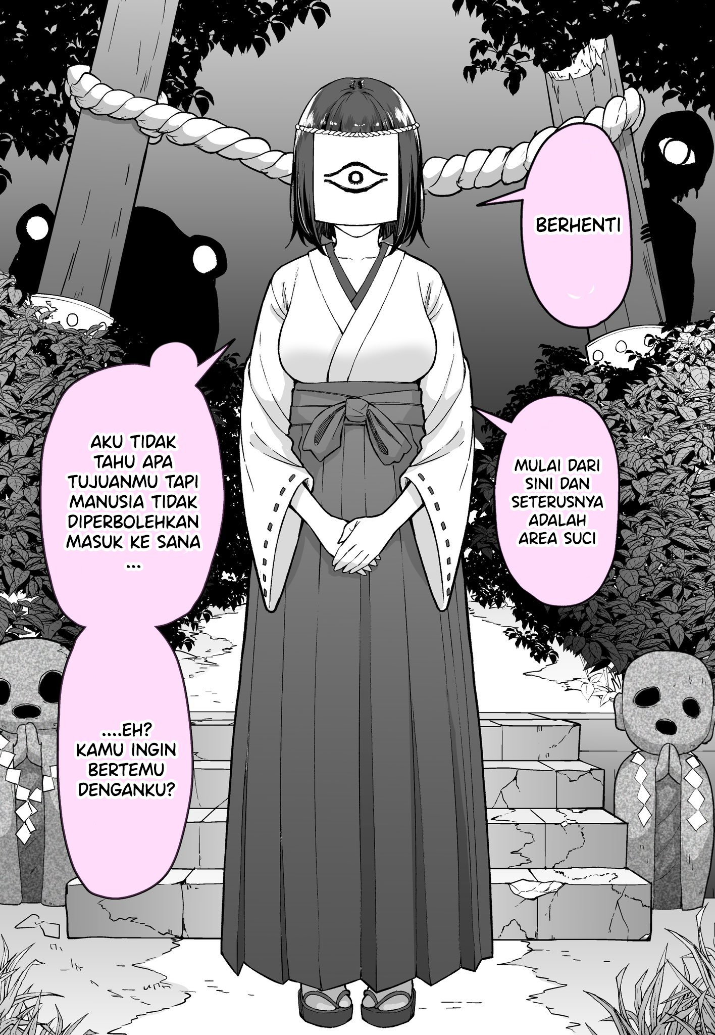 I Went to Meet the Shrine Maiden Who Protected the Sacred Land... Chapter 0 - halaman 1