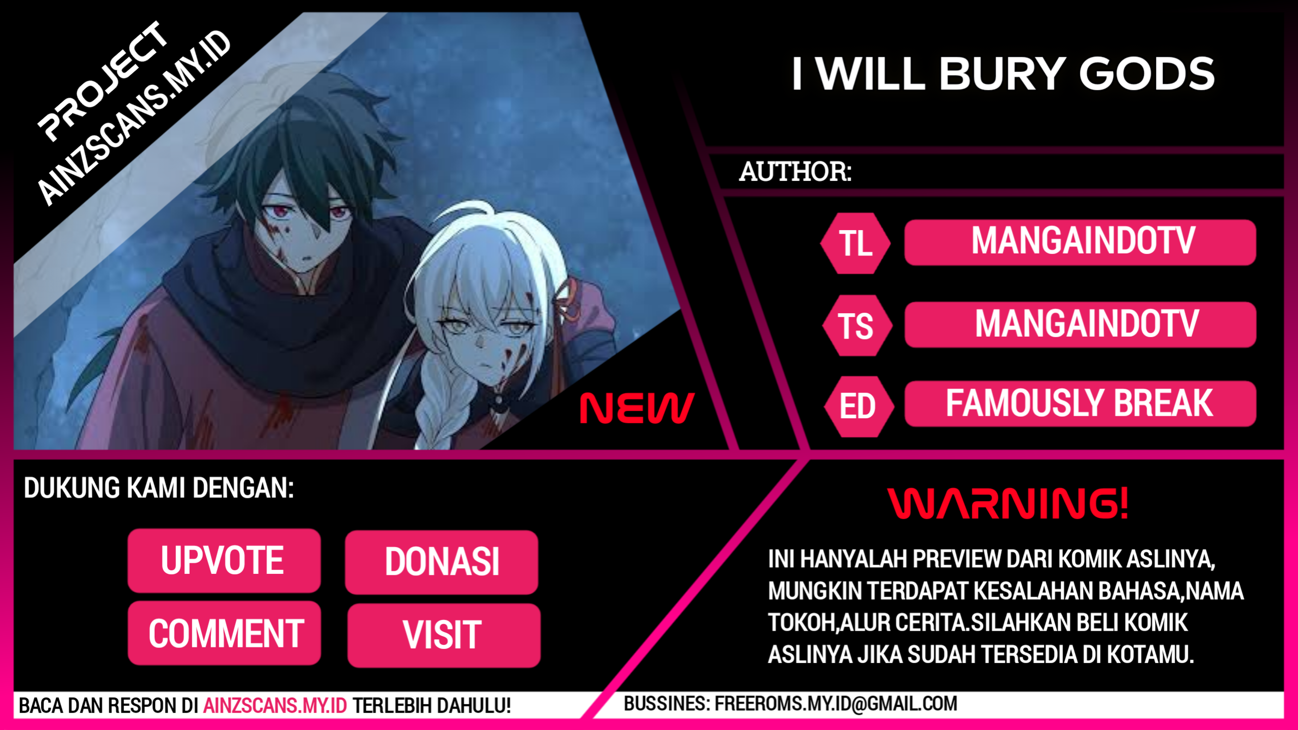 I Will Bury The Gods Chapter 6 - halaman 1