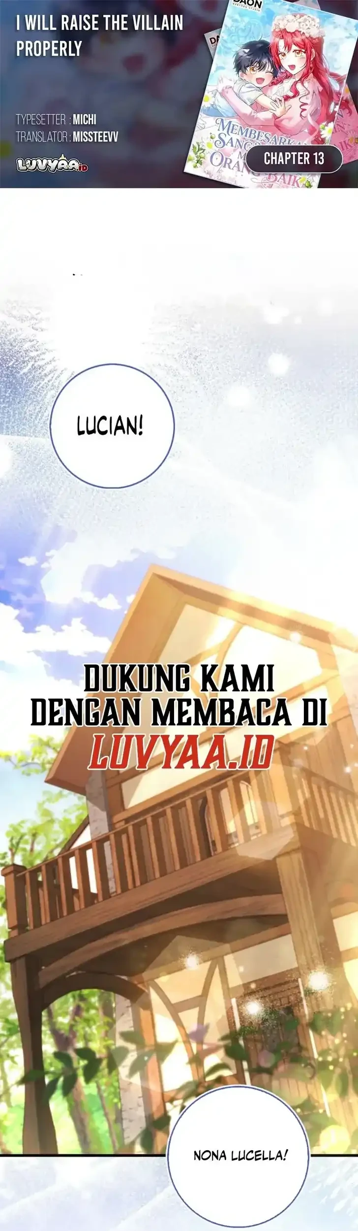 I Will Raise the Villain Properly Chapter 13 - halaman 1