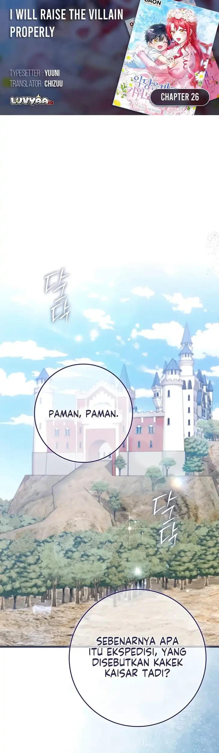 I Will Raise the Villain Properly Chapter 26 - halaman 1