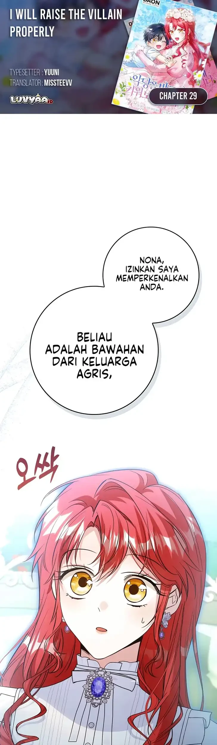 I Will Raise the Villain Properly Chapter 29 - halaman 1