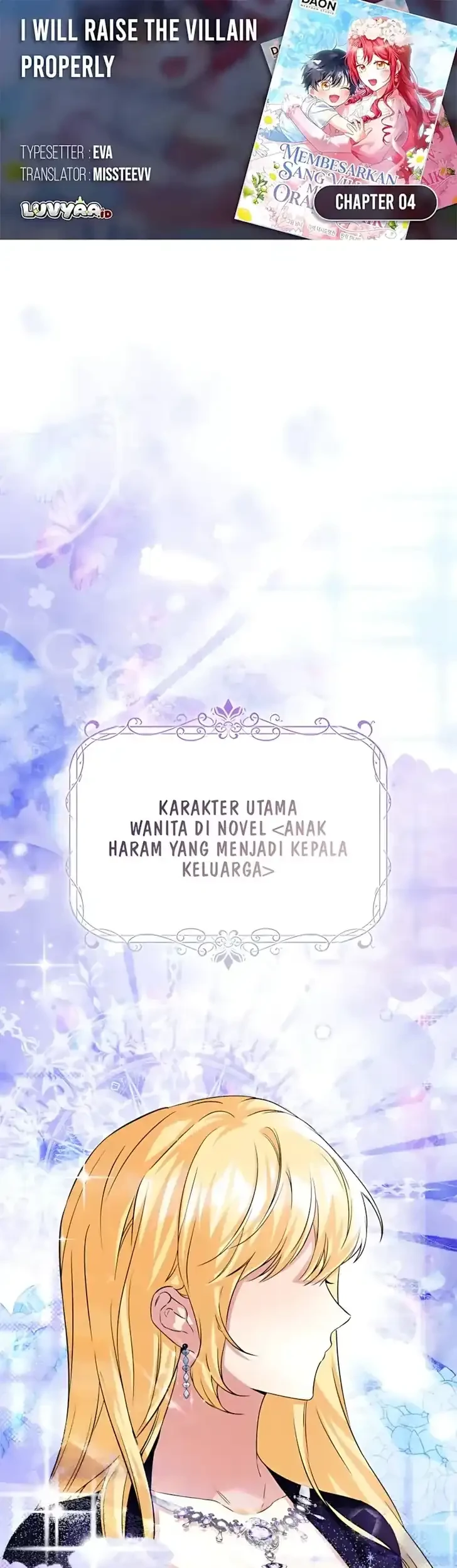 I Will Raise the Villain Properly Chapter 4 - halaman 1