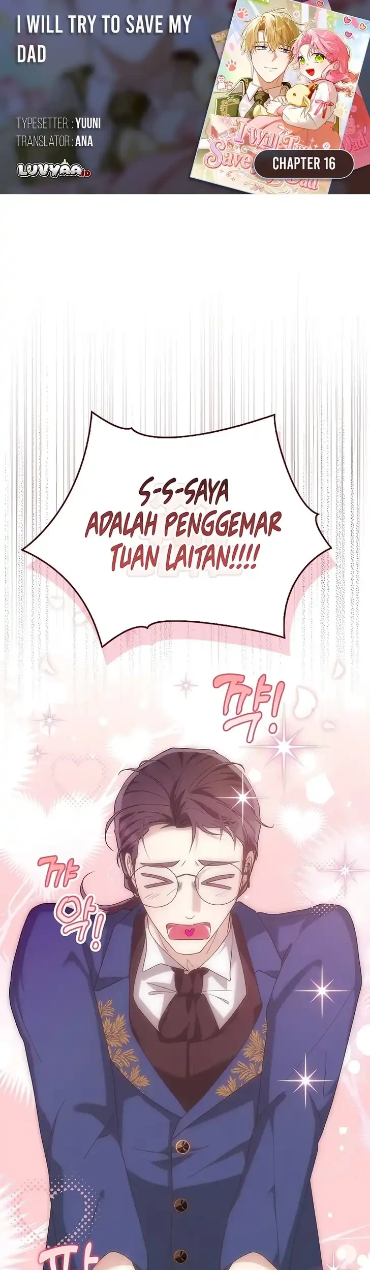 I Will Try to Save My Dad Chapter 16 - halaman 1