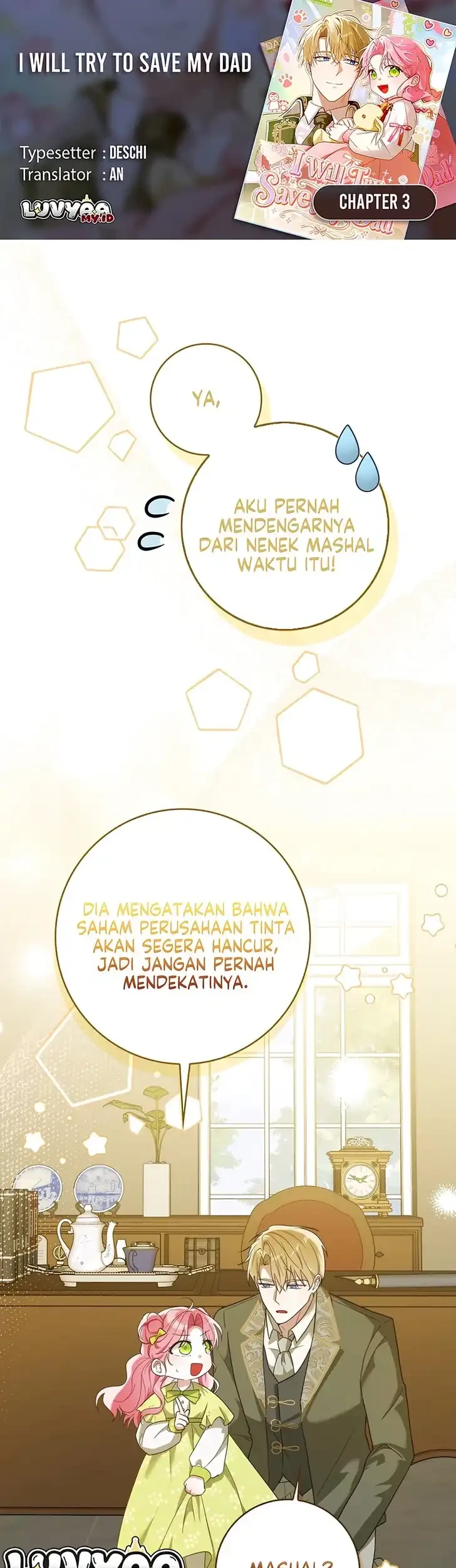 I Will Try to Save My Dad Chapter 3 - halaman 1