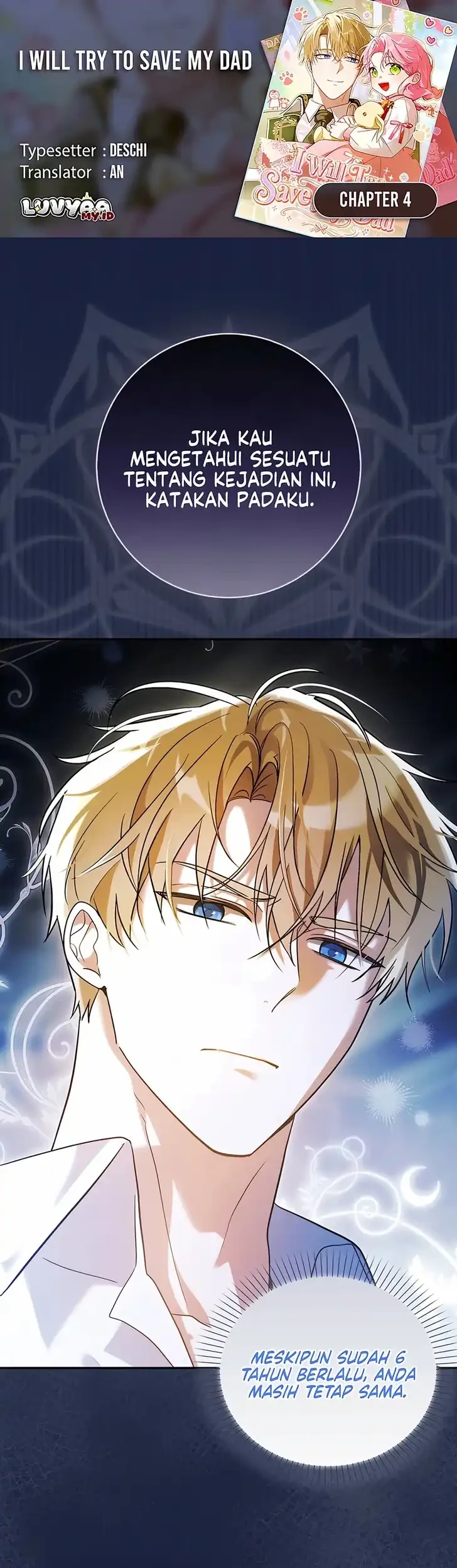 I Will Try to Save My Dad Chapter 4 - halaman 1