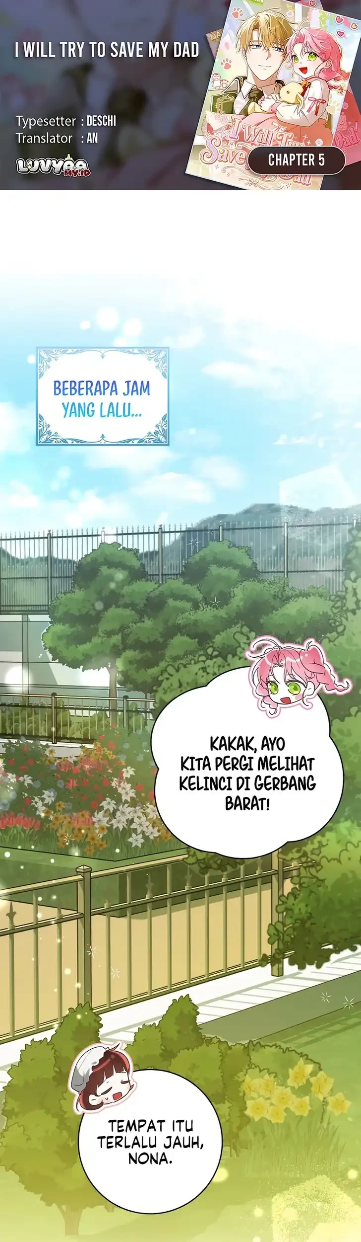 I Will Try to Save My Dad Chapter 5 - halaman 1