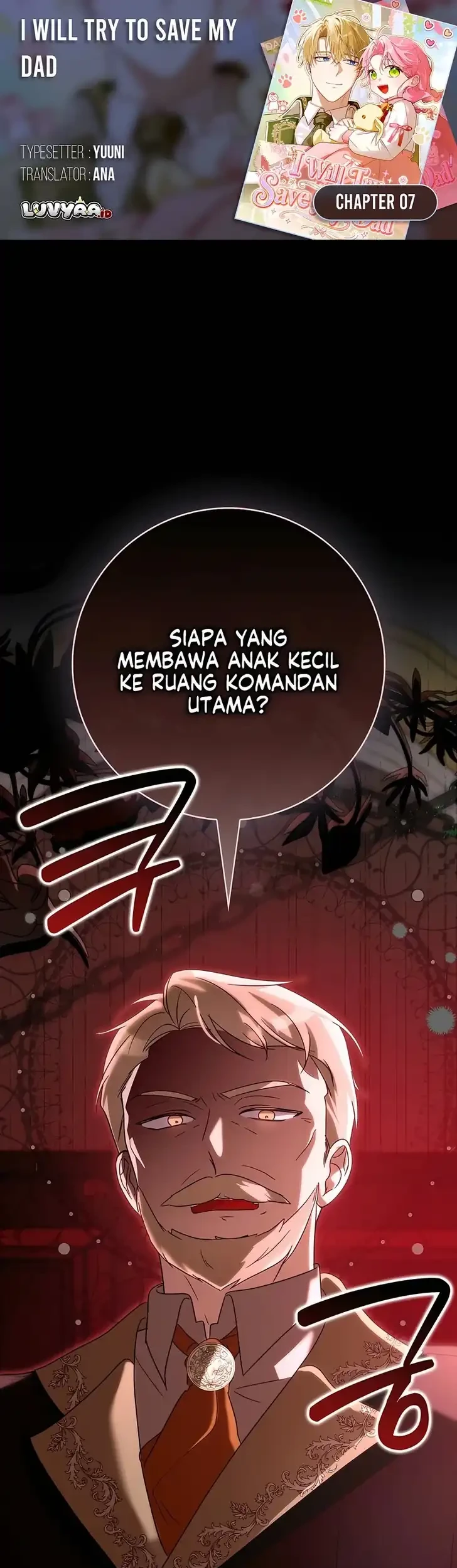 I Will Try to Save My Dad Chapter 7 - halaman 1