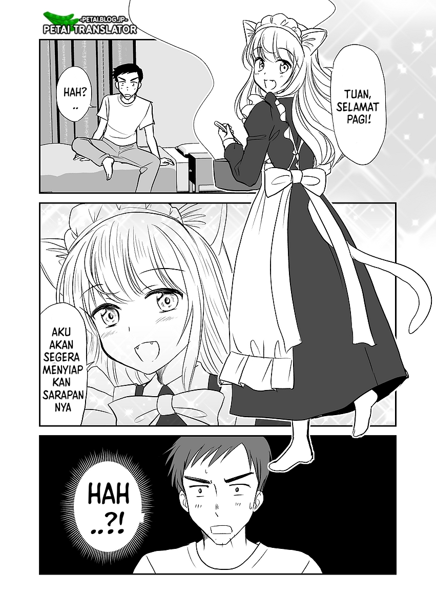 I Woke up This Morning to Find a Blonde Cat-Eared Maid Standing in My Kitchen Chapter 0 - halaman 1