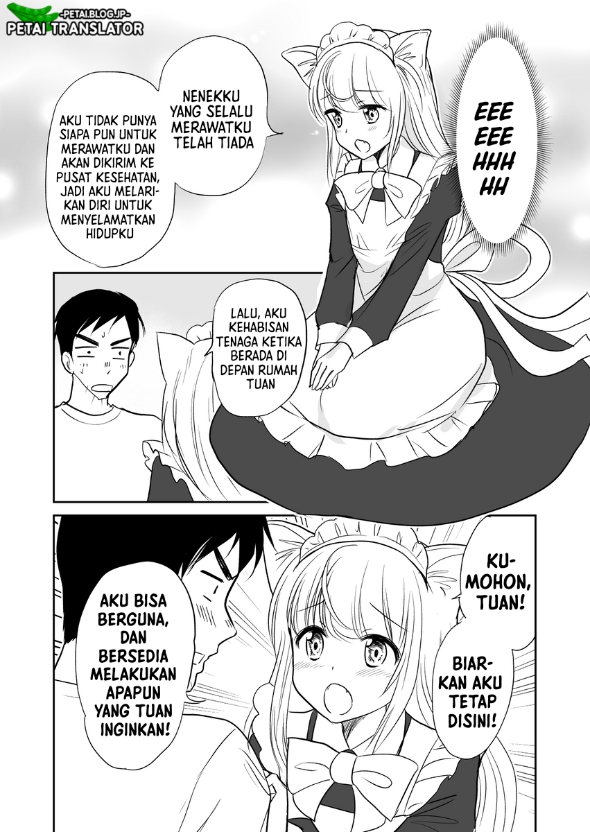 I Woke up This Morning to Find a Blonde Cat-Eared Maid Standing in My Kitchen Chapter 0 - halaman 4
