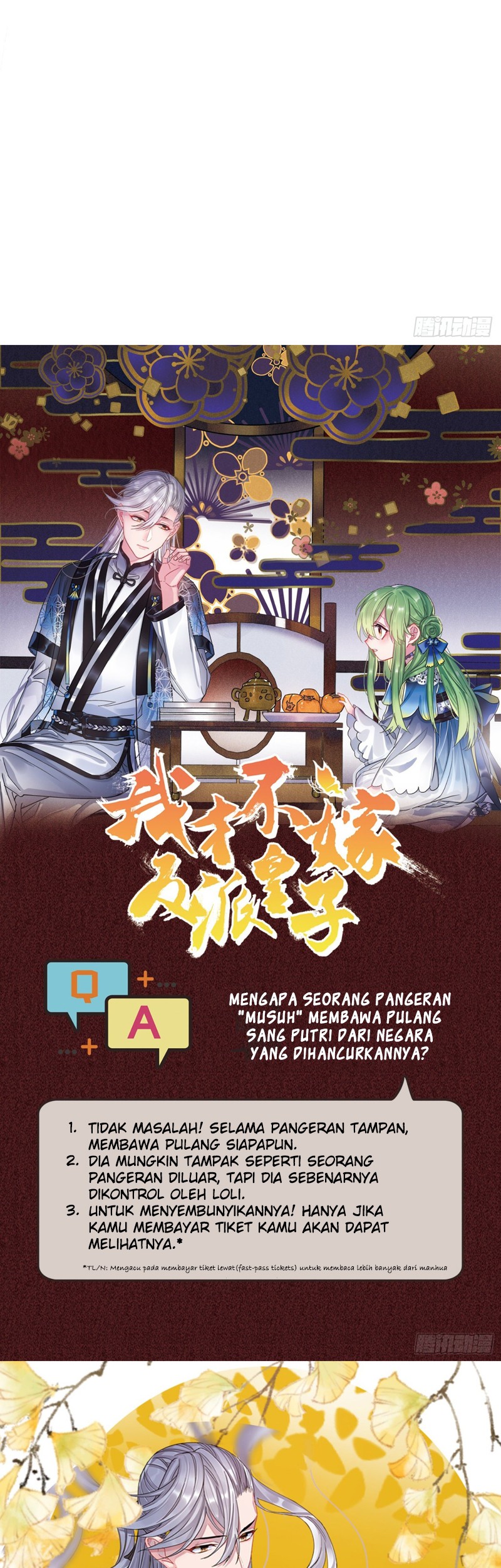 I Won’t Marry The Enemy Prince Chapter 1 - halaman 35