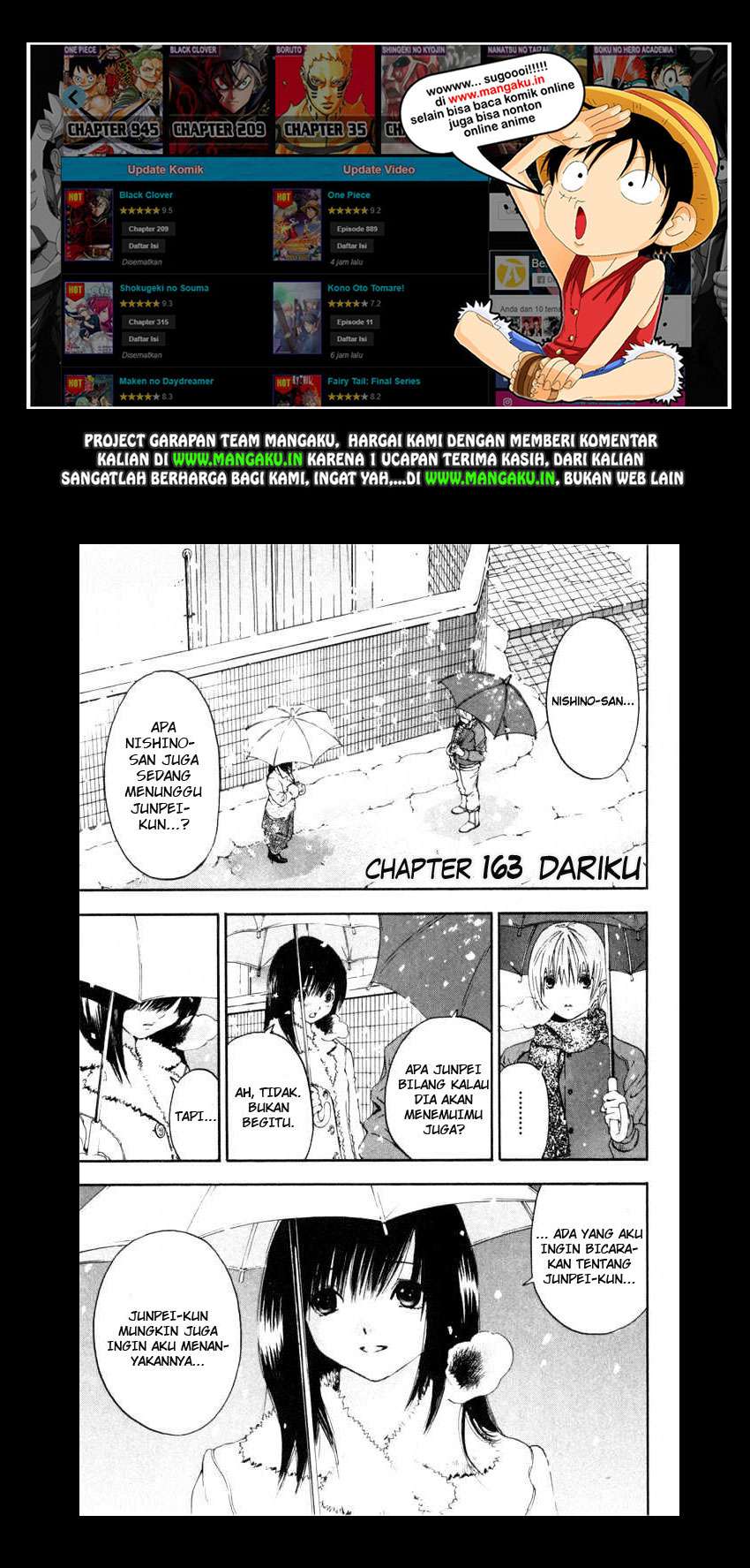 Ichigo 100% Chapter 163 - halaman 2