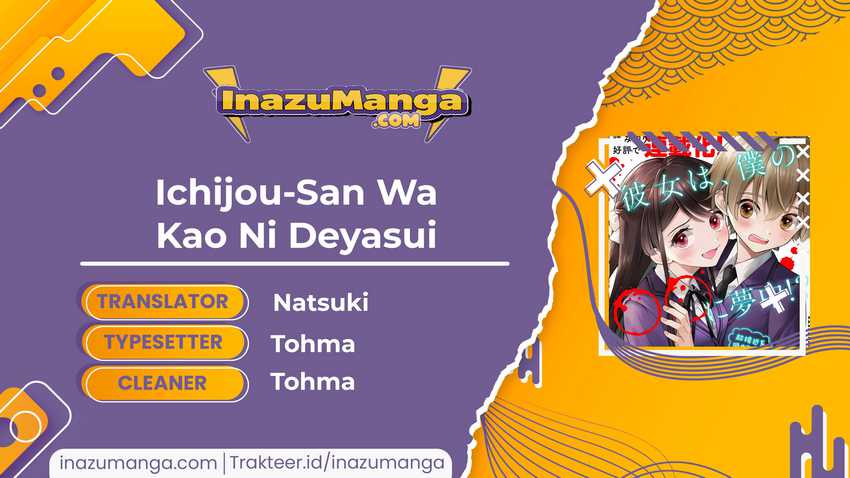 Ichijou-san wa Kao ni Deyasui Chapter 3 - halaman 1