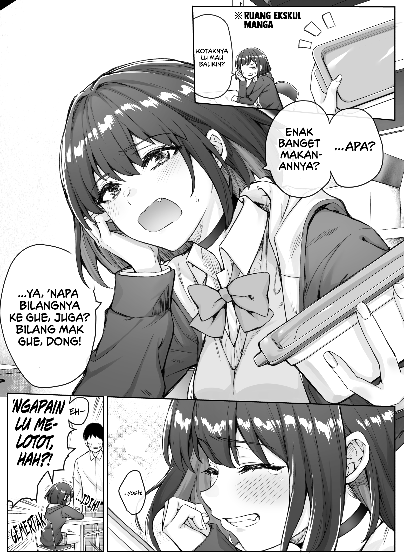 Ichinichi Goto ni Dere ga Fueteku Tsuntsuntsuntsuntsundere-chan Chapter 13.1 - halaman 1