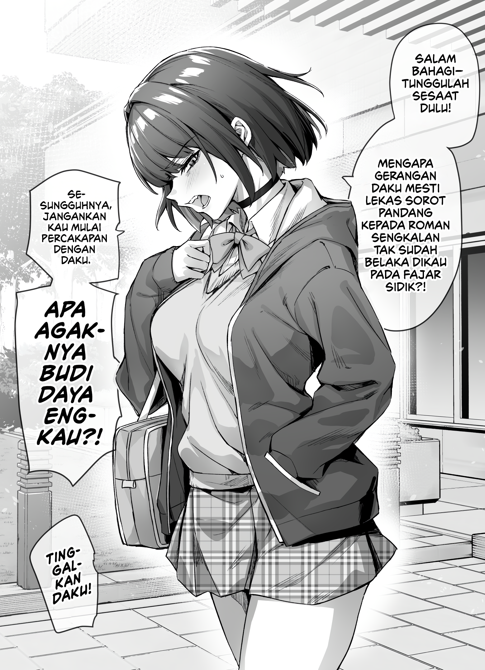 Ichinichi Goto ni Dere ga Fueteku Tsuntsuntsuntsuntsundere-chan Chapter 7.1 - halaman 1
