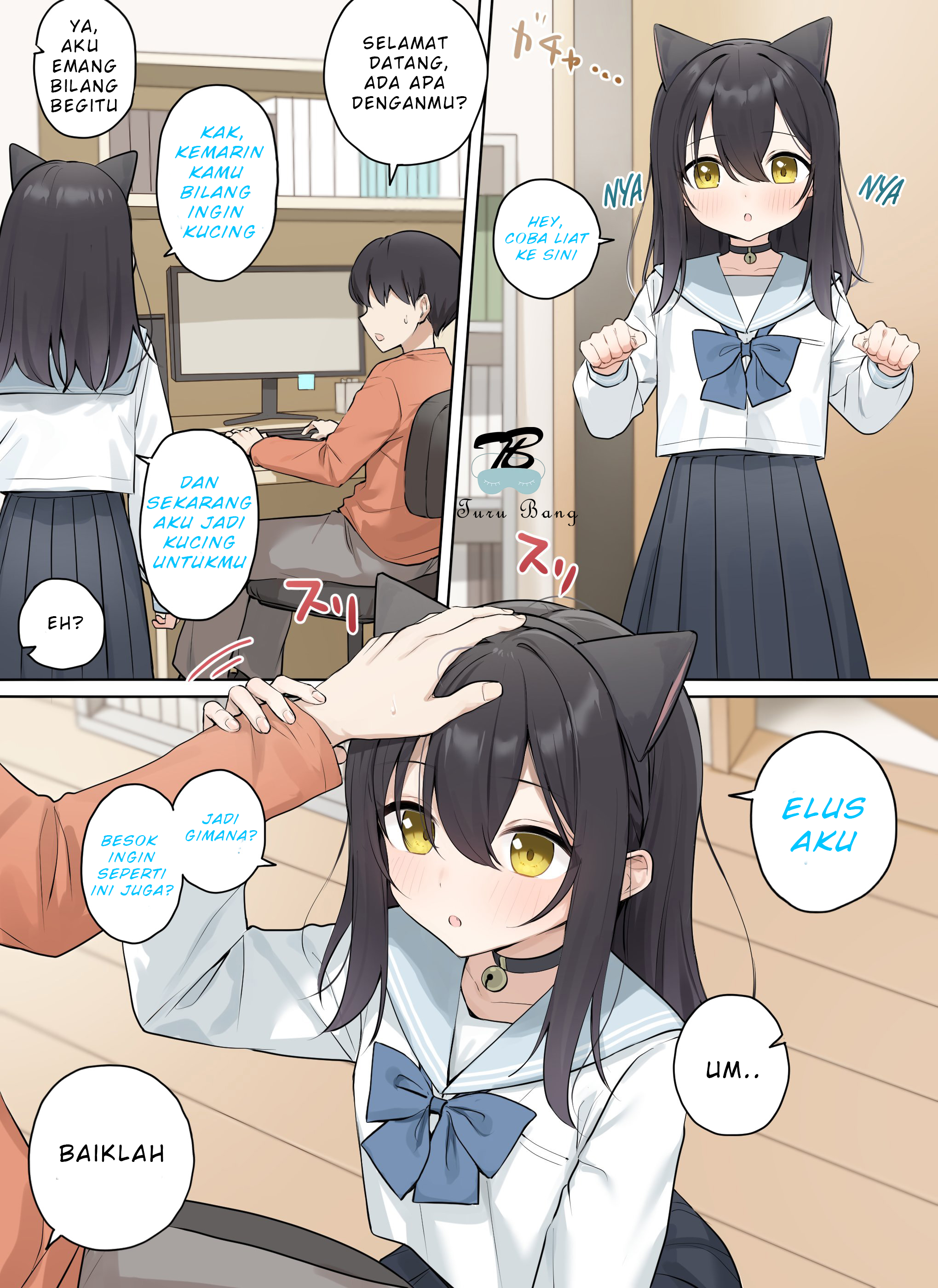 Ichinichi Ichi Jikan Dake Neko ni Naru Imouto Chapter 1 - halaman 1