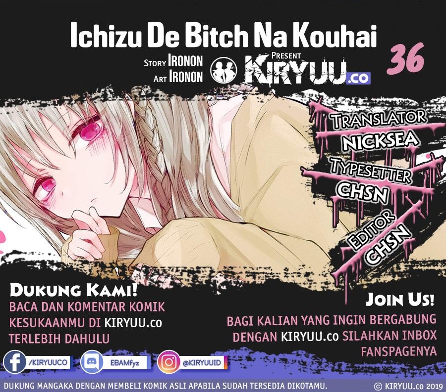 Ichizu de Bitch na Kouhai Chapter 36 - halaman 1