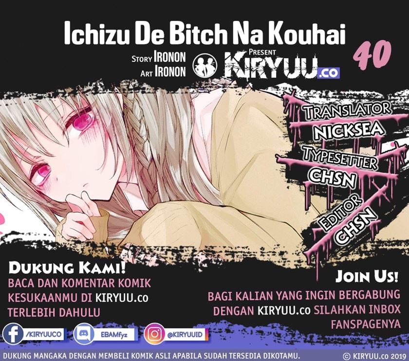 Ichizu de Bitch na Kouhai Chapter 40 - halaman 1