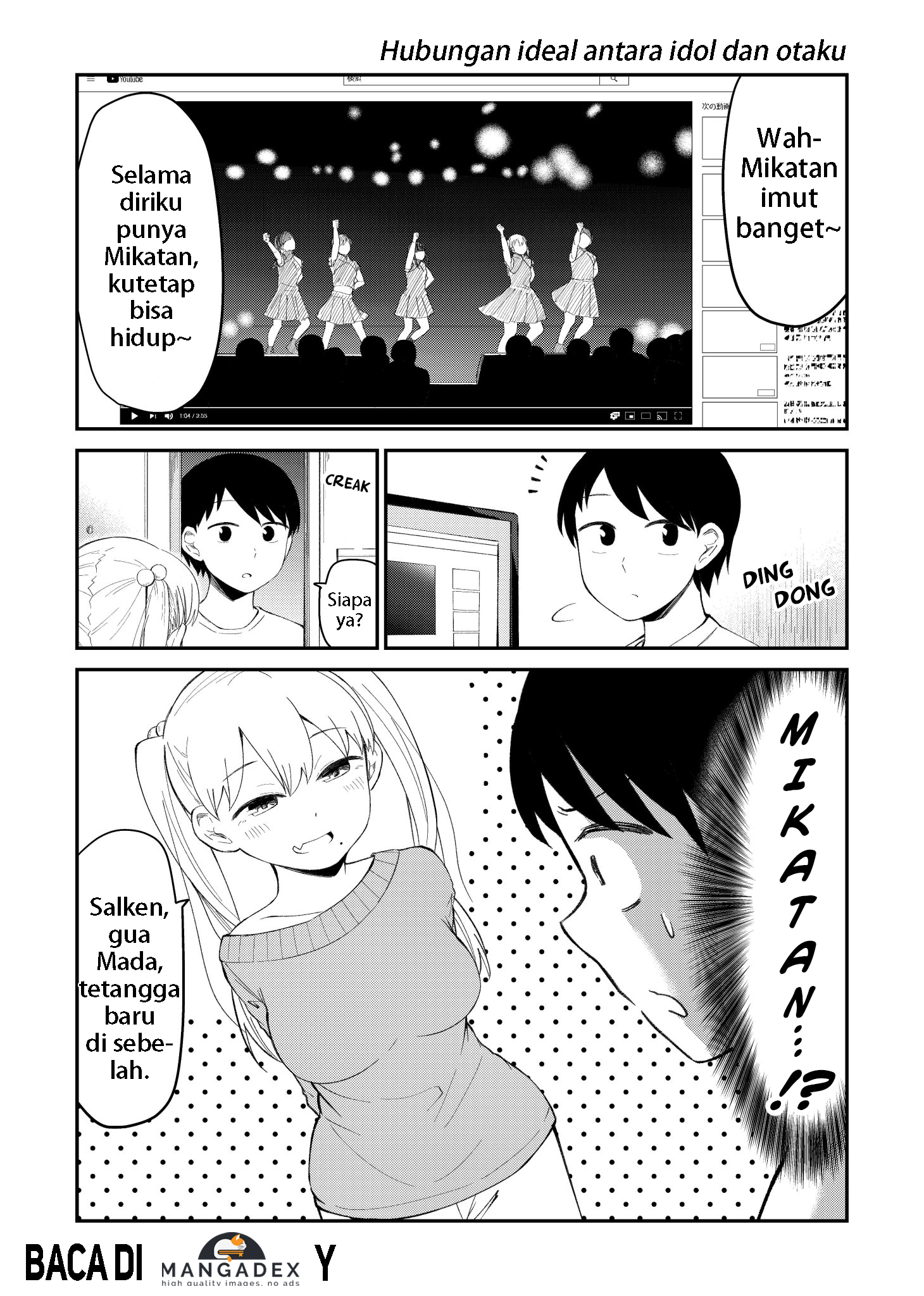 Idol to Wotaku no Risou no Kankei Chapter 1 - halaman 1