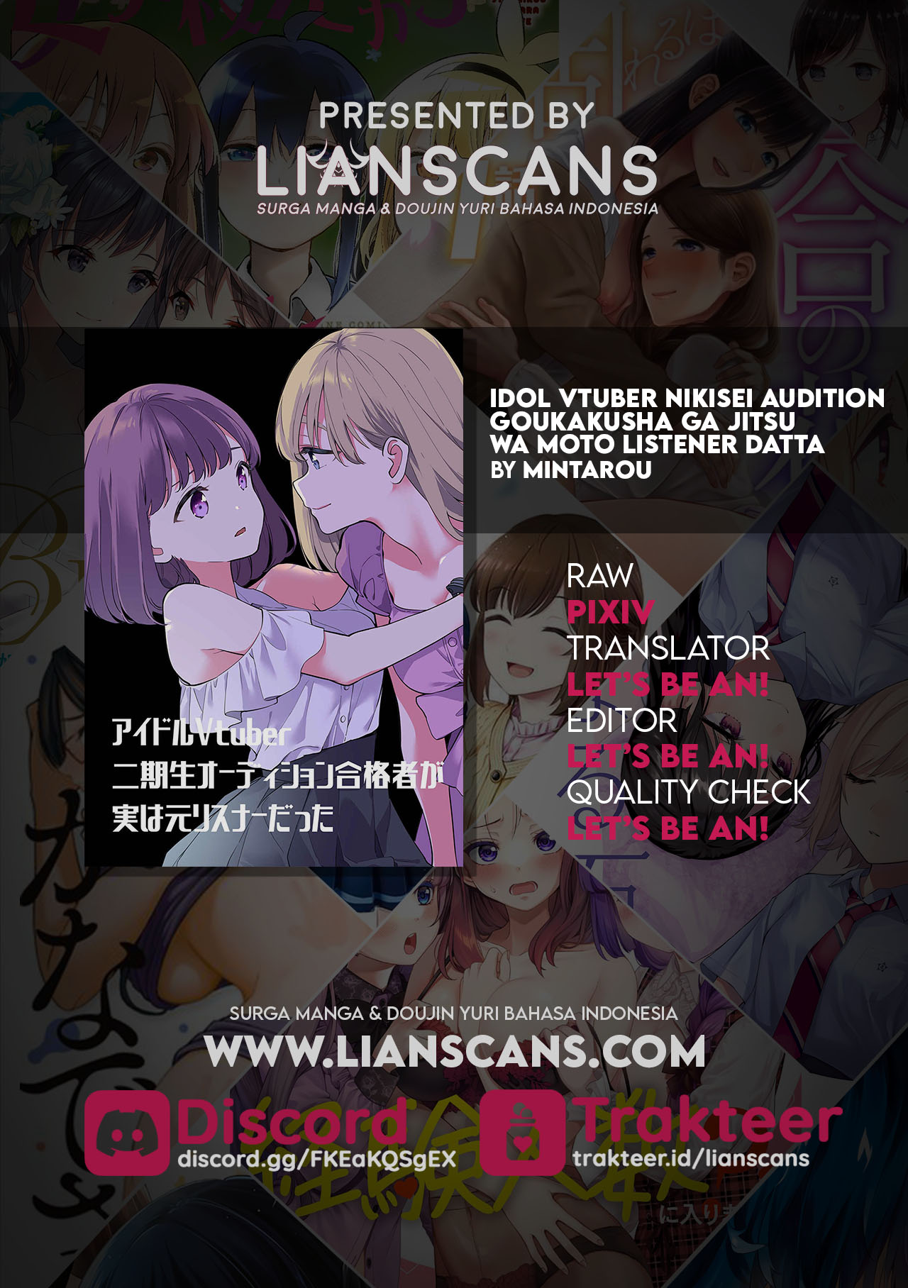 Idol Vtuber Nikisei Audition Goukakusha ga Jitsu wa Moto Listener Datta Chapter 0 - halaman 32